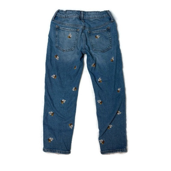 GAP Kids Girlfriend Flower Jeans size 8 - Picture 3 of 7